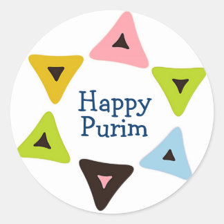 Sticker "Shield of Hamantaschen" Happy Purim