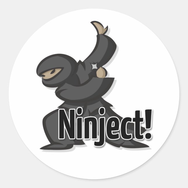 Sticker Shuriken Ninject (Devant)