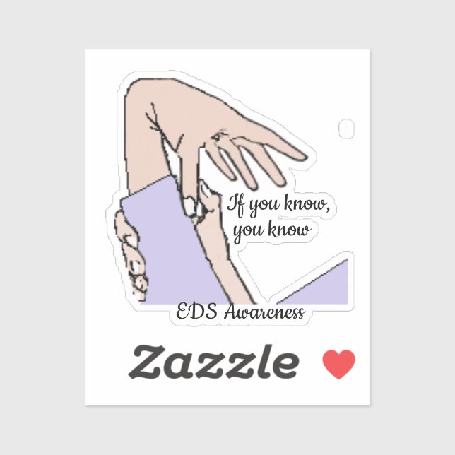 Sticker Si vous le savez, vous le savez. Sensibilisation à (Feuille)