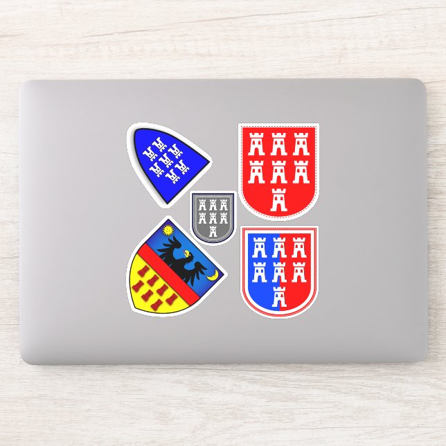 Sticker Siebenbürger Wappen (Ordinateur)
