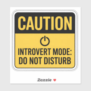 Sticker Signal de mise en garde - Mode d'introduction Aver