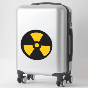 Sticker Signal radioactif nucléaire
