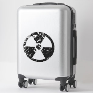 Sticker Signal radioactif nucléaire