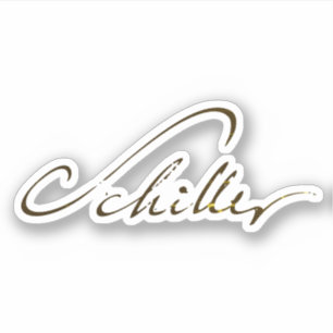 Sticker Signature Friedrich Schiller