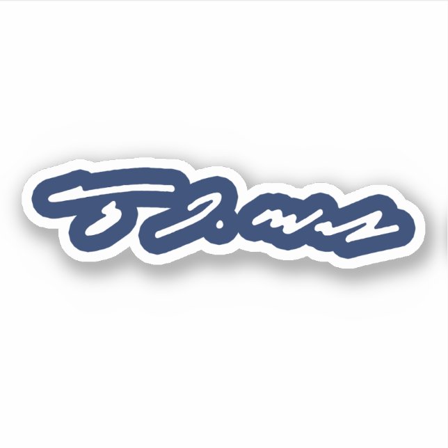 Sticker Signature Tim Walz (Devant)