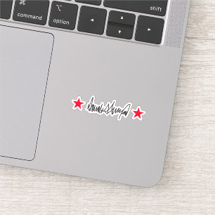 Sticker Signature Trump