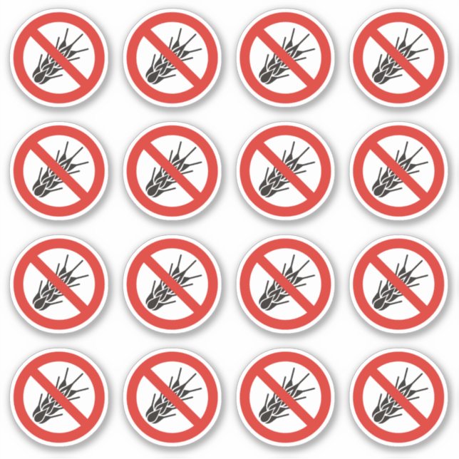 Sticker Signe sans gluten (Devant)