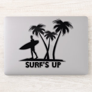 Sticker Silhoette Surfer