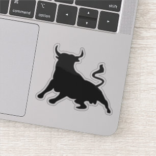 Sticker Silhouette coule avec les Bulls Espagne