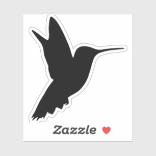 Sticker Silhouette d'oiseau volant