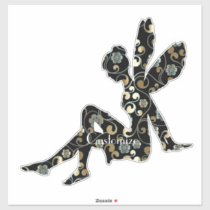 Sticker Silhouette fée Thunder_Cove