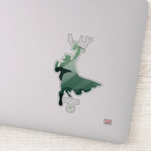 Sticker Silhouette héroïque de Thor