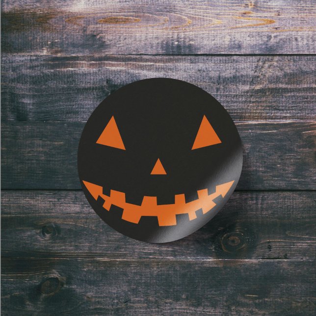 Sticker Silhouette Jack-o'-lantern Halloween (Halloween Jack O Lantern Silhouette Sticker)