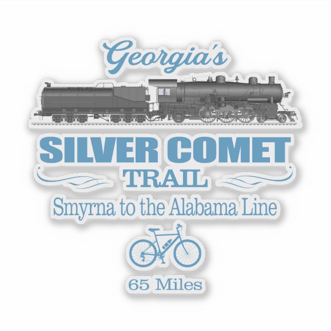 Sticker Silver Comet Trail (RT2) (Devant)