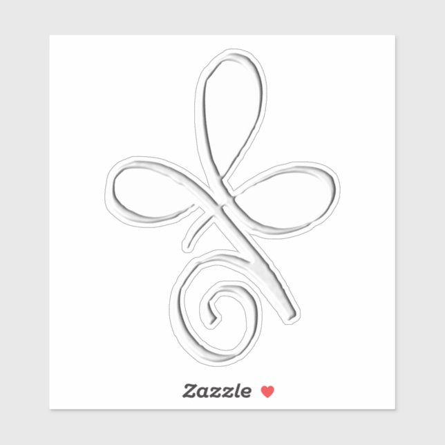 Sticker Silver Unconditional Love (Feuille)