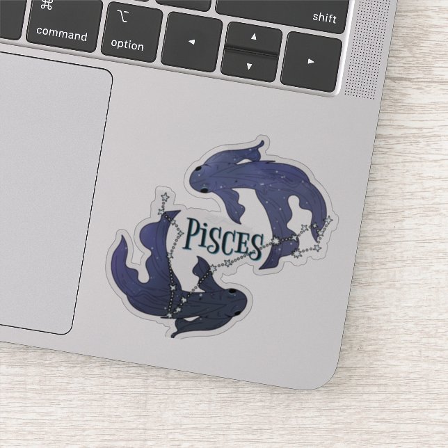 Sticker SIM A Pisces Zodiac.SIGNE Zodiaque À La Mode Pisce (Détail)
