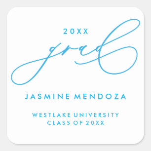 STICKER SIMPLE DE GRADUATION DE CALLIGRAPHIE SIMPL