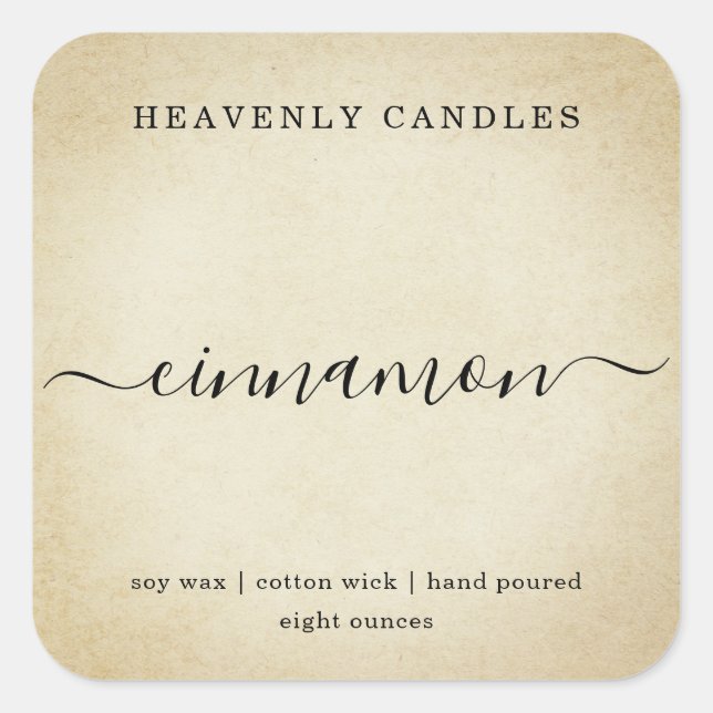 Sticker simple fait maison Étiquettes (Devant)