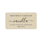 Sticker simple fait maison Étiquettes