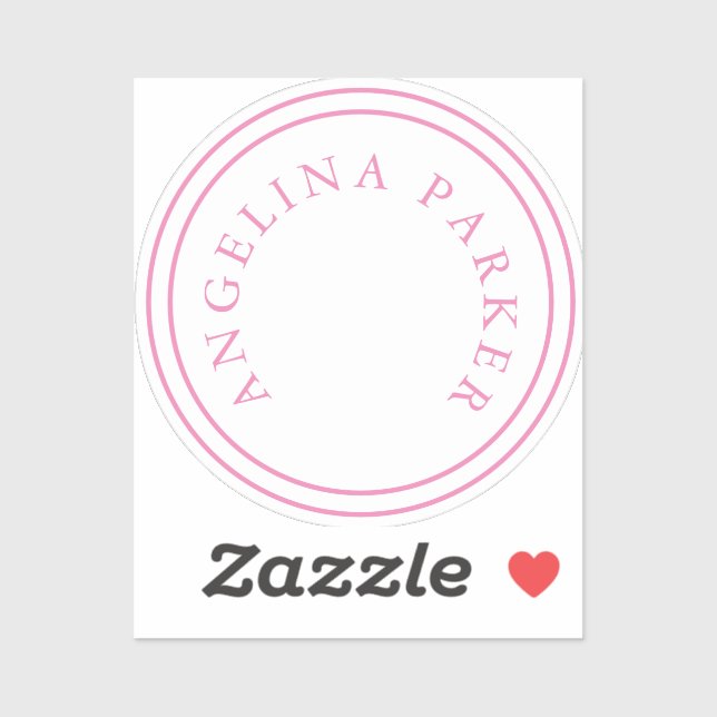 Sticker Simple minimaliste moderne unique (Feuille)