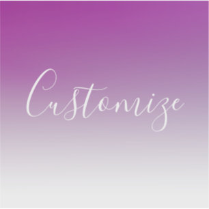 Sticker Simple moderne minimaliste violet Ombre dégradé