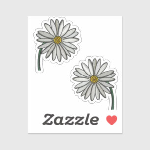 Sticker Simplement des marguerites