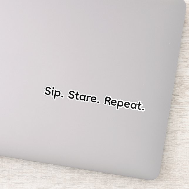 Sticker Siper. Fixer. Répéter. (Détail)