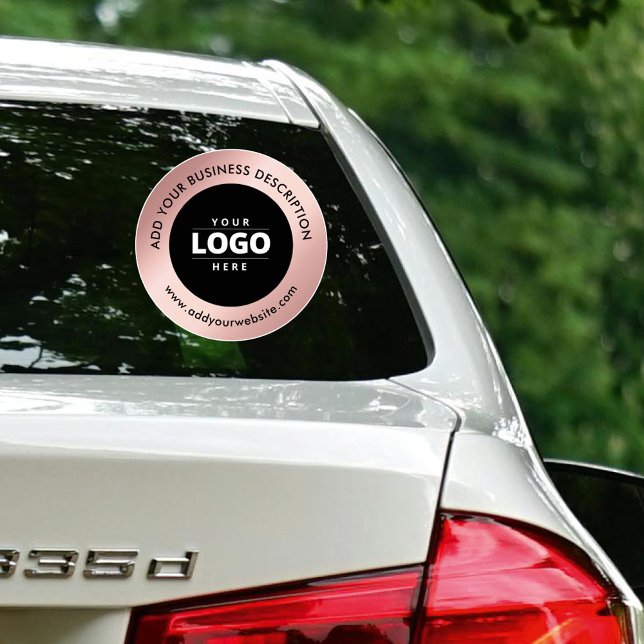 Sticker Site du logo de l'entreprise Voiture Fenêtre Décal (Créateur téléchargé)