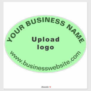 Sticker Site Web d'affaires sur le vert clair Grand Vinyl 