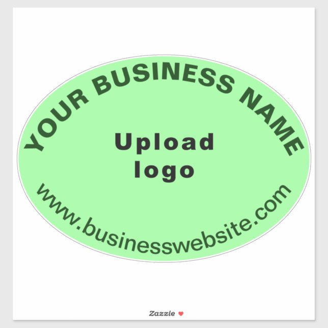 Sticker Site Web d'affaires sur le vert clair Grand Vinyl  (Feuille)