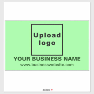 Sticker Site Web sur le grand rectangle vert clair Vinyl