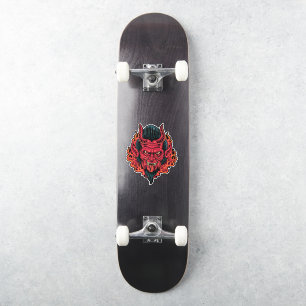 Sticker Skateboard Red Devil