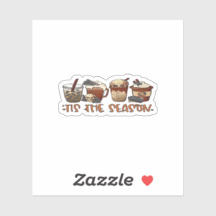 Sticker Skeleton Cups café Lover café