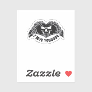 Sticker Skeleton Hands Skull, Halloween Design Pour Backgr