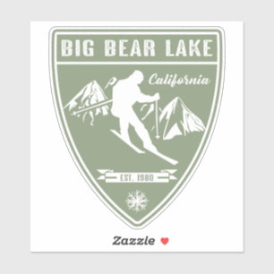 Sticker Ski Big Bear Lake Californie