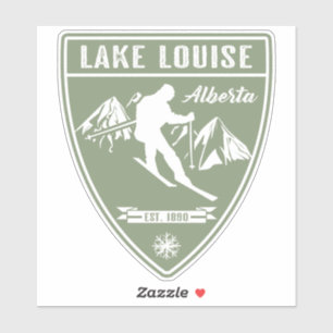 Sticker Ski Lake Louise Alberta