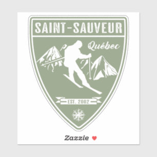 Sticker Ski Saint-Sauveur Québec
