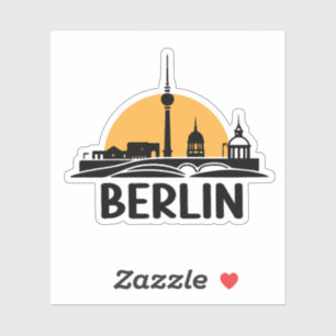 Sticker skyline berlin