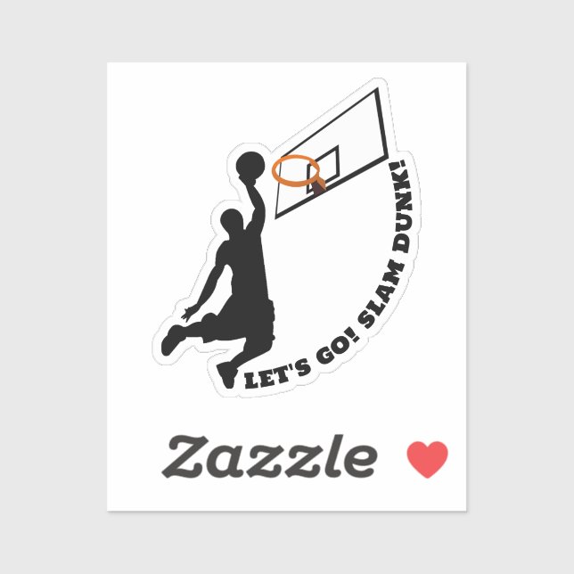 Sticker SLAM DUNK! Joueur de basket (Feuille)