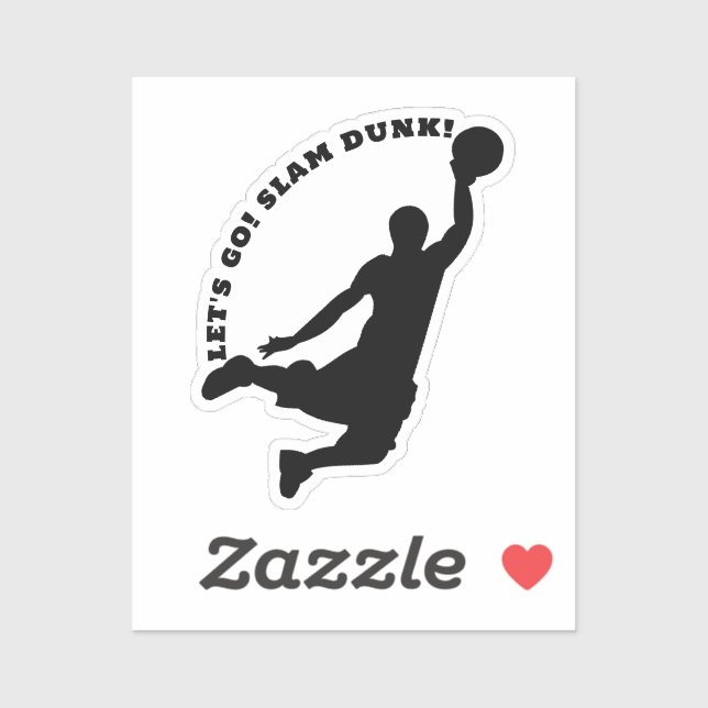 Sticker SLAM DUNK! Joueur de basket (Feuille)