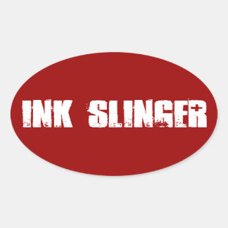 Sticker Slinger en encre
