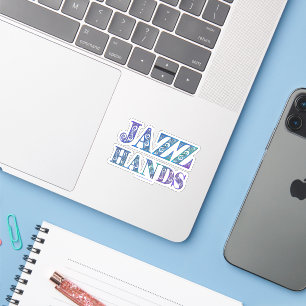 Sticker SlipperyJoe's comédie musicale Broadway Jazz Hands