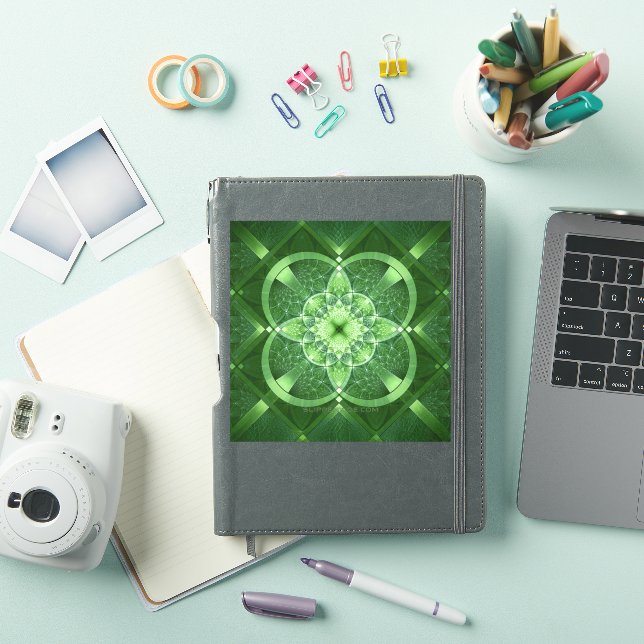 Sticker SlipperyJoe's Saint Patrick's Day glowing quatre f (Couverture iPad)
