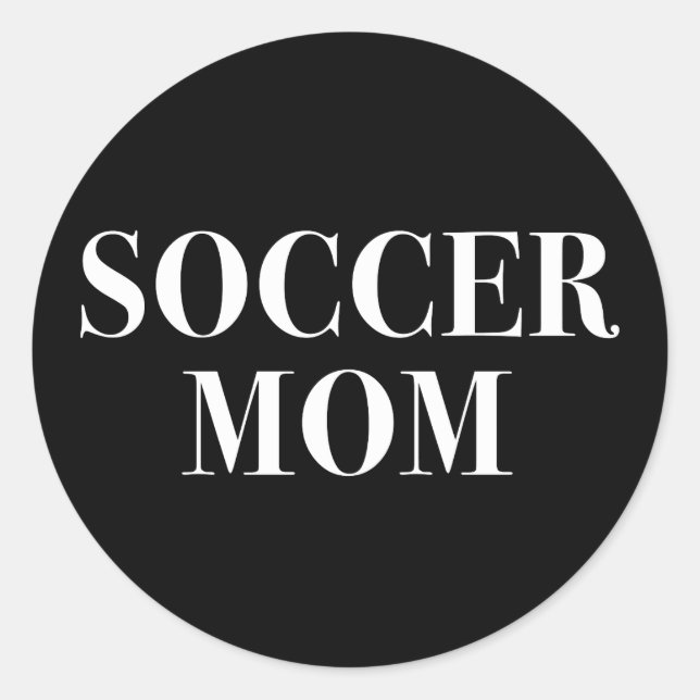 Sticker Slogan Maman cool Soccer (Devant)