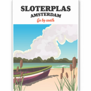 Sticker Sloterplas Amsterdam