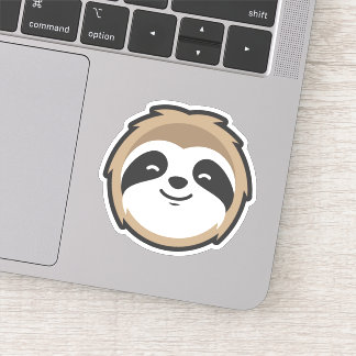 Sticker Sloth Mascot