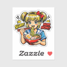 Slurp Nom Fille Anime Nouilles Ramen