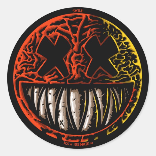 Sticker Smile Skummie (Devant)