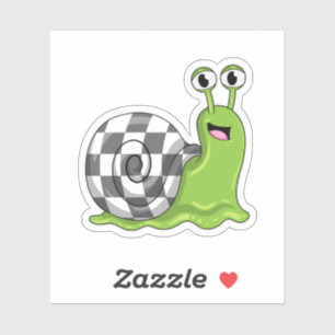Sticker Snack aux échecs avec échiquier