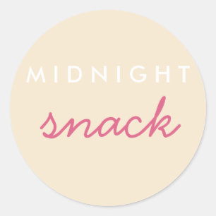 Sticker Snack de minuit Champagne Blush